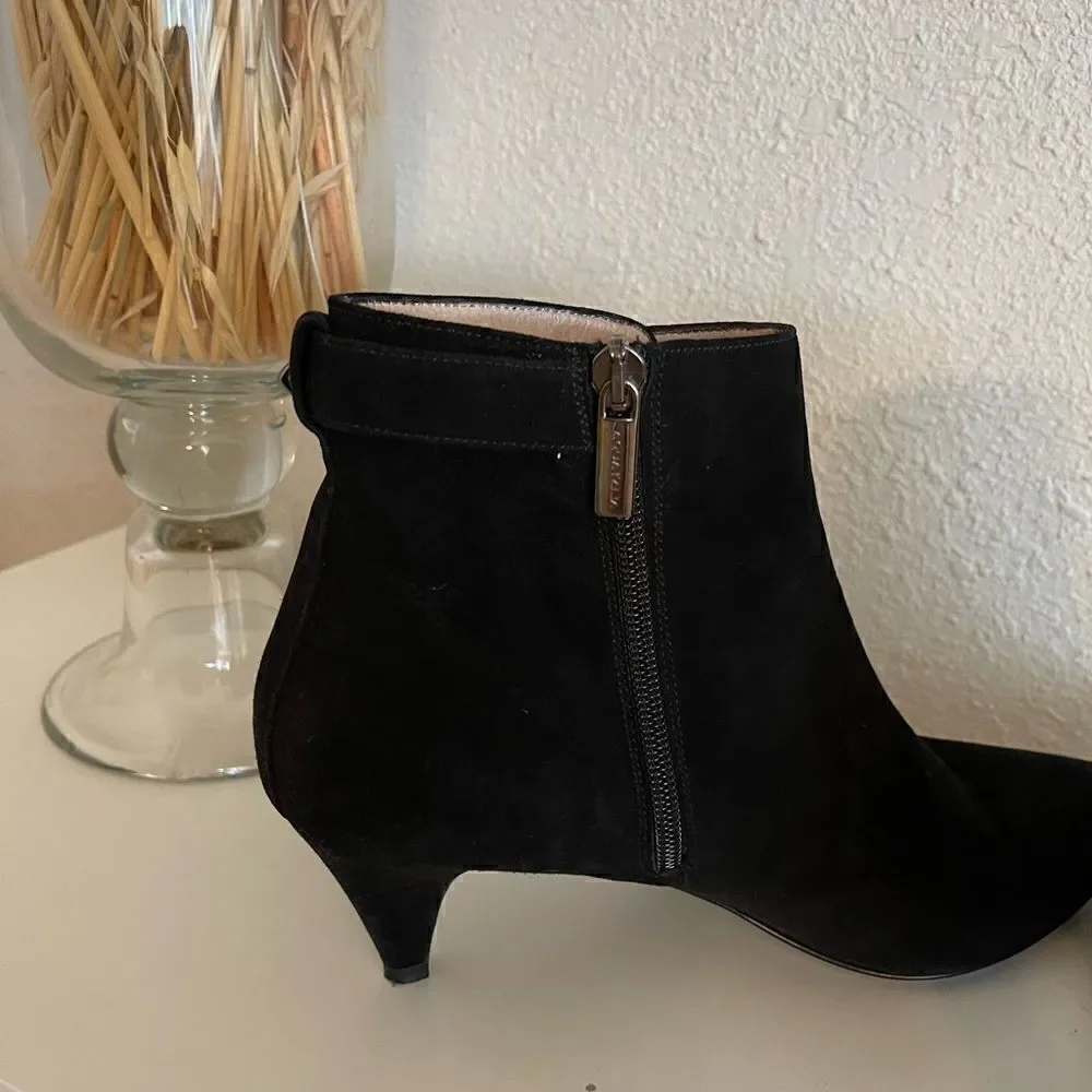 AQUATALIA made in Italy suede leather booties size 8